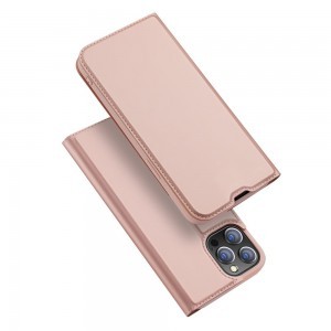iPhone 14 Dux Ducis Skinpro fliptok rózsaszín 