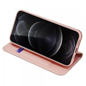 iPhone 14 Plus Dux Ducis Skinpro fliptok rózsaszín 