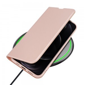 iPhone 14 Pro Dux Ducis Skinpro fliptok rózsaszín 