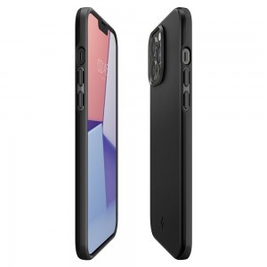 iPhone 13 Pro Spigen Thin Fit ultravékony tok fekete