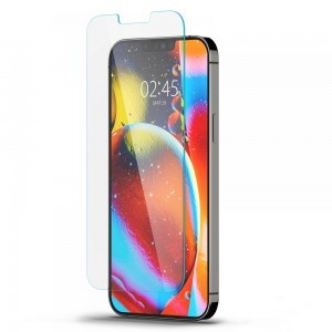 iPhone 13 Mini Spigen Glass.Tr Slim kijelzővédő üvegfólia fekete (AGL03403)