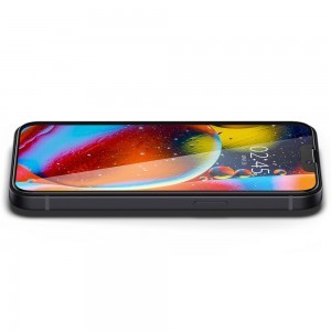 iPhone 13 / 13 Pro / 14 Spigen Glass FC üvegfólia fekete (AGL03392)