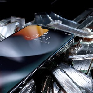 iPhone 13 / 13 Pro Crong 7D Nano rugalmas üveg hibrid képernyővédő 9H