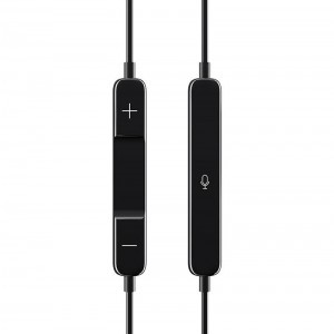 Borofone BM30 Collar vezetékes fülhallgató fekete 3.5mm jack