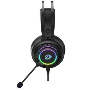 Dareu EH416 Gamer fejhallgató RGB világítással, USB (fekete)