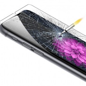 iPhone X 5D Full Glue kijelzővédő üvegfólia fekete