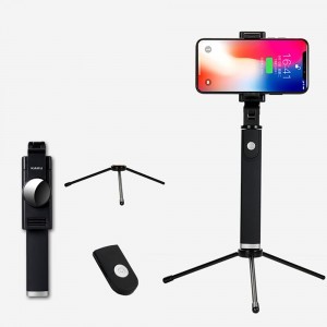 KAKU Bluetooth selfie bot és tripod + Távirányító fekete (KSC-157)