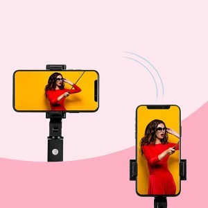 KAKU Bluetooth selfie bot és tripod + Távirányító fekete (KSC-157)