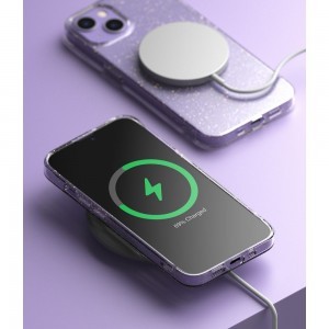 iPhone 13 Mini Ringke Air ultravékony TPU gél tok flitteres átlátszó (A539E77)