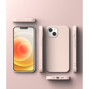 iPhone 13 Ringke Air S Ultravékony TPU gél tok rózsaszín (AS544E67)