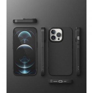 iPhone 13 Pro Max Ringke Air S Ultravékony TPU gél tok fekete (AS554E55)