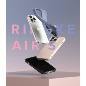 iPhone 13 Pro Max Ringke Air S Ultravékony TPU gél tok fekete (AS554E55)