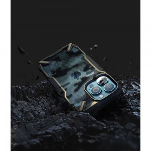 iPhone 13 Pro Ringke Fusion X tok terepmintás fekete (FX550E73)