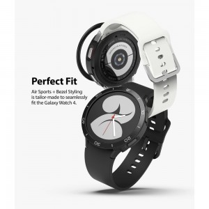 Samsung Galaxy Watch 4 40mm Ringke Air tok és Bezel Styling káva dísz fekete