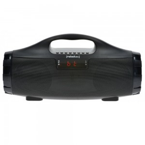 Rebeltec SoundBox 390 Bluetooth vezeték nélküli hangszóró fekete, beépített FM rádióval