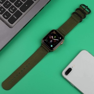 Apple Watch 4/5/6/7/8/SE/Ultra (42/44/45/49mm) Tech-Protect Scout óraszíj zöld