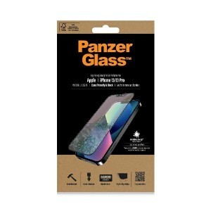 iPhone 13 / 13 Pro / 14 PanzerGlass E2E MicroFracture Antibakteriális tokbarát üvegfólia fekete