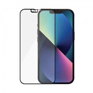 iPhone 13 / 13 Pro / 14 PanzerGlass E2E MicroFracture Antibakteriális CamSlider tokbarát üvegfólia fekete