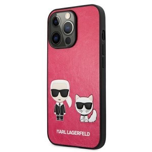 iPhone 13 Pro Karl Lagerfeld Ikonik Karl Choupette tok rózsaszín (KLHCP13LPCUSKCP)