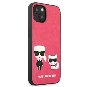 iPhone 13 6.1'' Karl Lagerfeld Ikonik Karl Choupette tok rózsaszín (KLHCP13MPCUSKCP)