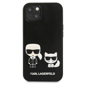 iPhone 13 Mini 5.4'' Karl Lagerfeld Ikonik Karl Choupette tok fekete (KLHCP13SPCUSKCBK)