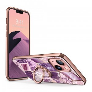 iPhone 13 Supcase IBLSN Cosmo Snap márvány mintás tok lila