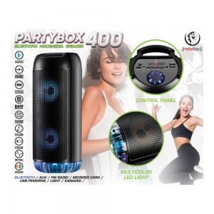 Rebeltec Bluetooth hangszóró Partybox 400 fekete