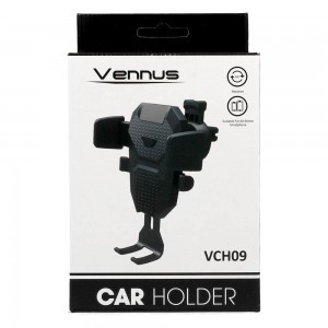 Vennus VCH09 Univerzális autós telefontartó szellőzőre fekete