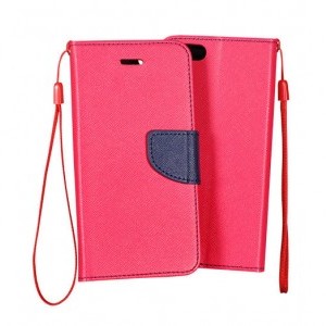 iPhone 13 mini Fancy fliptok sötétkék / pink