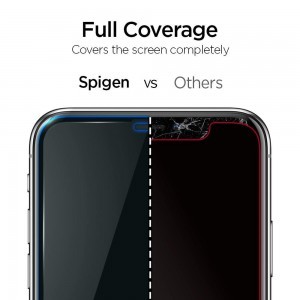 iPhone 11 Spigen ALM Glass.Fc kijelzővédő üvegfólia fekete