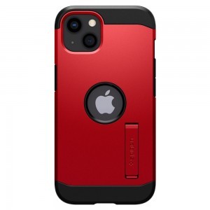 iPhone 13 Spigen Tough Armor tok kihajtható támasszal piros (ACS03540)