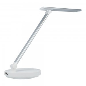 Asztali LED lámpa + USB PH3833 ezüst