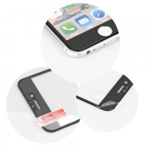 iPhone 13 mini Kijelzővédő 5D üvegfólia fekete
