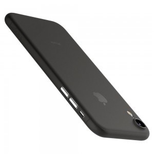 iPhone XR Spigen AirSkin tok fekete
