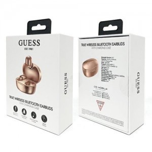 Guess GUTWST30GO TWS Bluetooth fülhallgató + töltő dokkoló arany