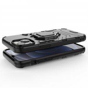 iPhone 13 Ring Armor tok kihajtható támasszal fekete