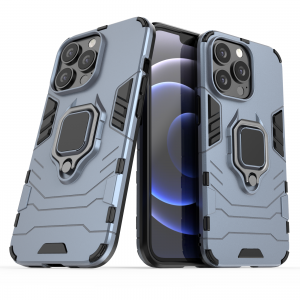 iPhone 13 Pro Ring Armor tok kihajtható támasszal kék
