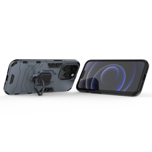 iPhone 13 Pro Max Ring Armor tok kihajtható támasszal kék