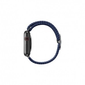Apple Watch 42/44/45 mm Uniq Aspen fonott szíj kék