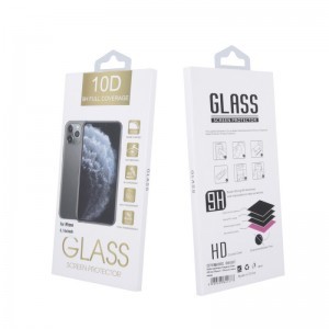 Samsung Galaxy A22 4G Kijelzővédő 10D üvegfólia fekete kerettel
