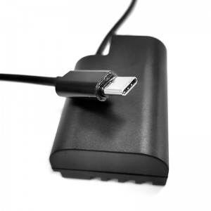 DMW-BLF19E akkumulátor adapter - DMW-BLF19E USB C folyamatos töltő akkumulátor (USBC-BLF19E)-1