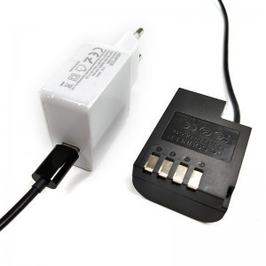 DMW-BLF19E akkumulátor adapter - DMW-BLF19E USB C folyamatos töltő akkumulátor (USBC-BLF19E)-2