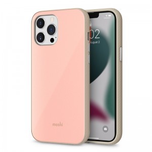 iPhone 13 Pro Max Moshi iGlaze prémium hibrid tok dahlia pink