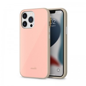 iPhone 13 Pro Moshi iGlaze prémium hibrid tok dahlia pink