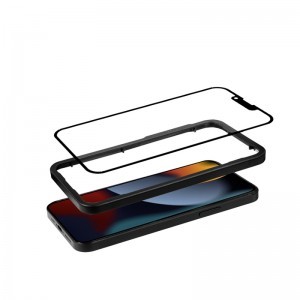 iPhone 13 Pro Max / 14 Plus Crong Anti-Bacterial 3D Armor Glass 9H kijelzővédő üvegfólia