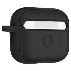 Apple Airpods 3 Spigen Silicone Fit tok fekete