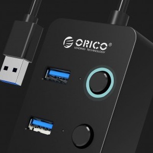 Orico USB 3.0 elosztó 4x HUB (fekete)