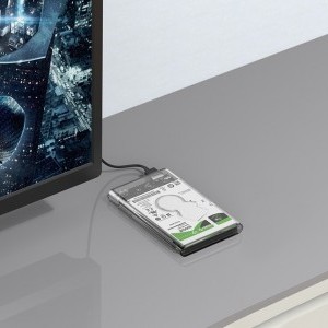 Orico külső ház, tok HDD/SSD 2,5'' + USB 3.1 (10Gbps), USB-C (5Gbps)