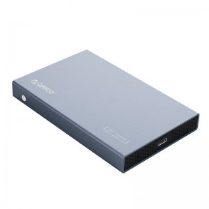 Orico külső ház, tok HDD/SSD 2.5'' USB3.1 Type-C Gen2 (sötétszürke)
