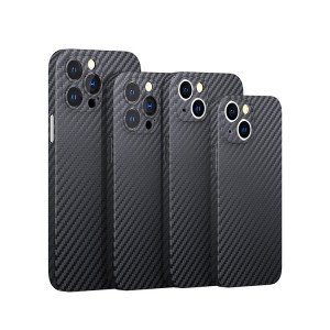 iPhone 13 Pro karbon mintás TPU tok fekete színben